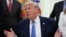 US President Donald Trump speaks at the White House in Washington on June 10.