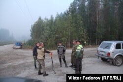 Жители Найстенъярви сами тушат лесные пожары вокруг поселка