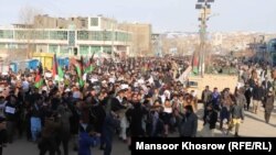 اعتراض ده ها باشنده غور. Jan.22.2020