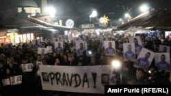 Protest na Baščaršiji