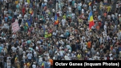 Удзельнікі акцыі пратэсту 10 жніўня 2019 году