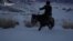 A Snowy Trek On Horseback To Teach School