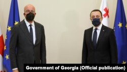 Шарль Мишель и Ираклий Гарибашвили