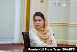 فوزیه کوفی یکی از فعالان سیاسی و عضو پیشین مجلس نماینده گان افغانستان