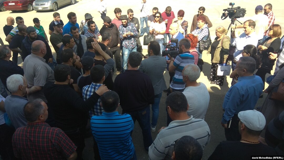 Забастовка металлургов в Рустави