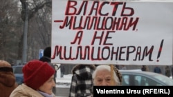 Protest în apărarea Constituţiei, Chişinău, februarie 2012