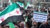 Syria - Syrians demonstrate Aleppo in support of the Syrian government, March 7, 2025. 