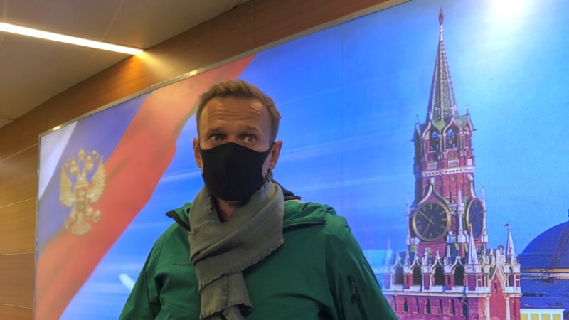 Aleksey Navalniy  Moskva aeroportida hibsga olindi(VIDEO)