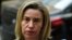 EU foreign policy chief Federica Mogherini (file photo)