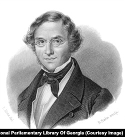 Ֆրեդերիկ Դյուբուան (1798-1850 թթ.) այսօրվա Շվեյցարիայում գտնվող Նյուշատել քաղաքի ֆրանսախոս բնակիչ էր: Բացի Կովկասից, Դյուբուան ճանապարհորդել է նաև Ղրիմում