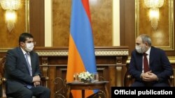 Հայաստանի վարչապետի և Արցախի նախագահի հանդիպումը Երևանում, 28-ը մայիսի, 2020թ.