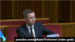UKRAINE -- Serhiy Koretskyi, candidate for the post of prime minister, in the Verkhovna Rada. Kyiv, July 16, 2026