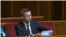 UKRAINE -- Serhiy Koretskyi, candidate for the post of prime minister, in the Verkhovna Rada. Kyiv, July 16, 2026