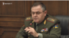 Armenia -- Lieutenant General Artak Davtian, the chief of Armenian army's General Staff, speaks at a news conference in parliament, Yerevan, February 18, 2020.