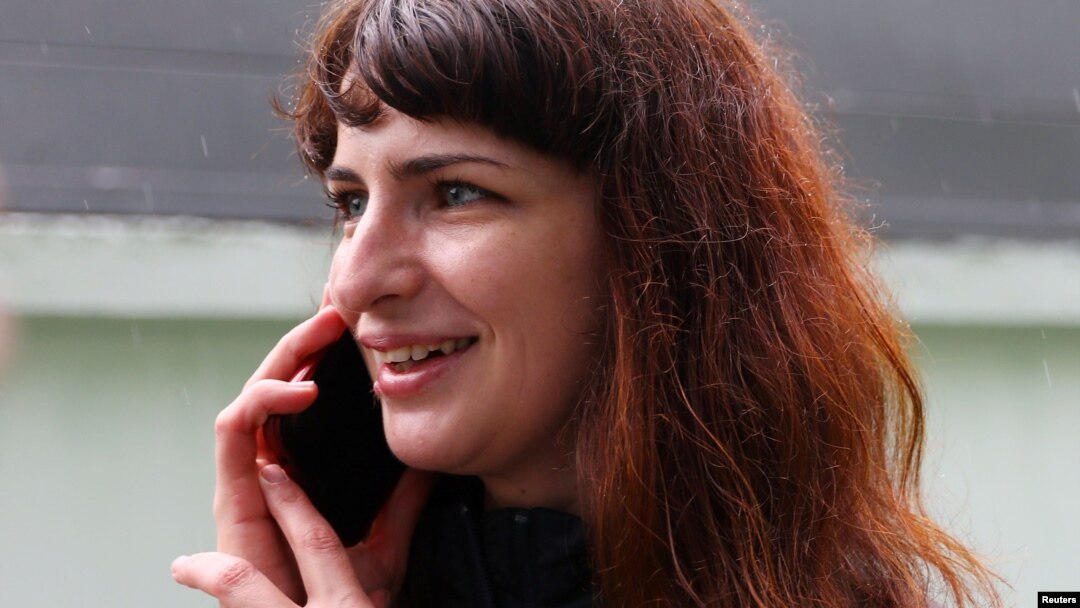 Katsyaryna Barysevich was released from a prison in Homel. 