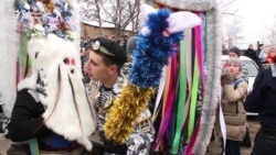 Mock Battle, Evil Spirits At Pagan Christmas Festival