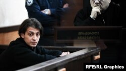 ანრი (ანზორ) კვარაცხელია და მოსამართლე ჯვებე ნაჭყებია (ფოტოკოლაჟი)