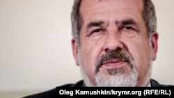 Crimea, Simferopol - Head of Mejlis Refat Chubarov 