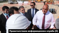 Бойко Борисов на посещение на строителна площадка на "Балкански поток", както е официалното име на продължението на "Турски поток" през България