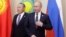 After seeing how crowds of Kazakh protesters recently turned on their former President Nursultan Nazarbaev (left), Vladimir Putin "will hardly be inclined to leave his position to a successor," according to one analyst. 