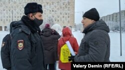 Акция в поддержку Алексея Навального в Архангельске