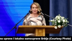 Ministarka državne uprave i lokalne samouprave Srbije Snežana Paunović na obeležavanju Dana opštine Vrnjačka Banja, 14. jula 2026.