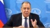 RUSSIA -- Russian Foreign Minister Sergei Lavrov holds his annual press conference via video link, Moscow, January 18, 2021