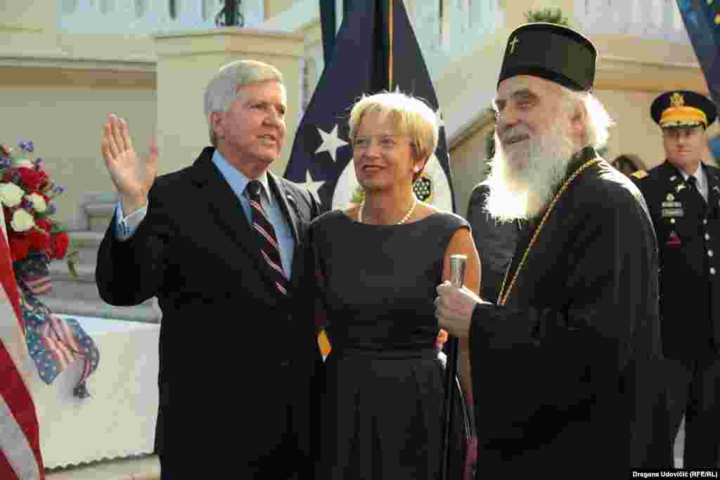 Ambasador Skat i patrijarh Srpske pravoslavne crkve Irinej