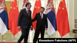 Predsednik Srbije Aleksandar Vučić sa predsednikom Kine Si Đinpingom u Pekingu, Kina, 25. aprila 2019.