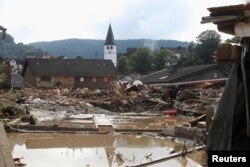 خسارت‌های برجا مانده از سرازیر شدن سیلاب‌ها در جرمنی