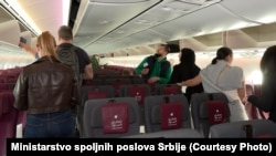 Oko 250 državljana Srbije ukrcalo se na evakuacioni let iz Dohe, 19. marta 2026.