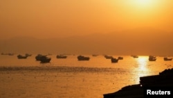 Vessels at the Strait of Hormuz.