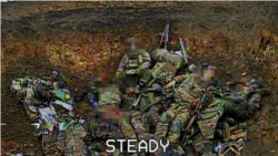 Российские солдаты, убитые украинским дроном на линии фронта.