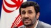 Iranian President Mahmud Ahmadinejad speaks during a press conference in Teheran on May 13