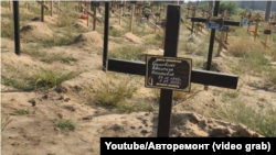 Цвинтар біля селища Лісна Дача поблизу Сіверськодонецька, зйомка вересня 2022 року