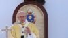 Папата Франциск на Света миса на крајот на Меѓународниот евхаристиски конгрес на плоштадот на хероите во Будимпешта на 12 септември 2021 година