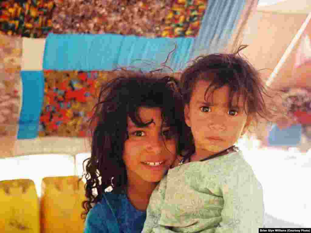 This 9-year-old babysat her little brother in a desert tent while her parents worked in the fields. Many impoverished girls like her do not get the opportunity to get an education and are married off at a young age.