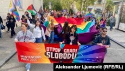 Pamje nga parada e mbajtur të shtunën në Podgoricë.