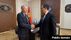 Жеңишбек Назаралиев жана Каныбек Досмамбетов.