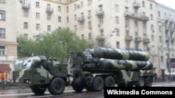 Russia - S-400 air-defense systems are put on display in Moscow.