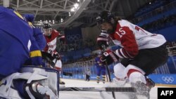 La Pyeongchang la un meci de hochei feminin