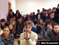 Лекція військ безпілотних систем РФ для студентів університету Даля, лютий 2026 року