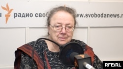 Мария Розанова в студии Радио Свобода