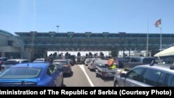 Horgoš, granični prelaz između Srbije i Mađarske, 1. juli 2021. 