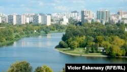 Cartier de locuințe în marginea Moscovei