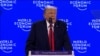 Switzerland - US President Donald Trump at the World Economic Forum in Davos, Switzerland - screen grab - Reuters