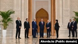 ცენტრალური აზიის ქვეყნებისა და აზერბაიჯანის ლიდერები. ტაშკენტი. 15 ნოემბერი, 2025 წელი