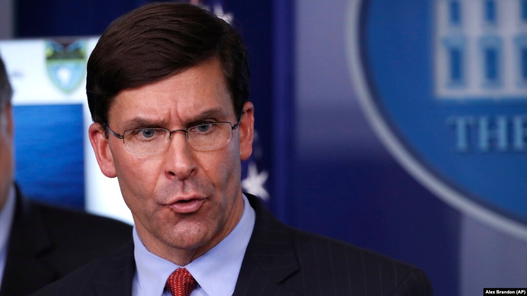 U.S. Defense Secretary Mark Esper (file photo)
