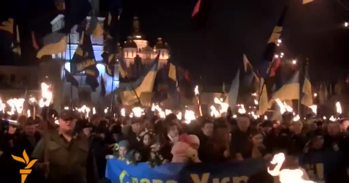 Bandera Supporters March In Kyiv