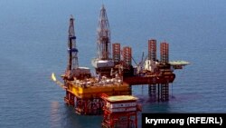 "ჩერნომორნეფტეგაზის" ნავთობმომპოვებელი პლატფორმა (საარქივო ფოტო).